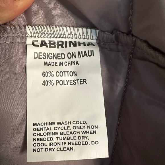 NEW Cabrinha Maui Long Sleeve Shacket Grey Logo Kiteboard Outdoors Windbreaker - Picture 9 of 10